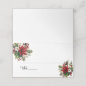 Carte De Placement Carte de place du nom plié du mariage (Extérieur déplié)