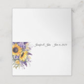 Carte De Placement Carte de place du nom plié du mariage (Extérieur déplié)