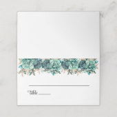 Carte De Placement Carte de place du nom plié du mariage (Extérieur déplié)