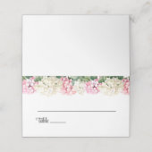 Carte De Placement Carte de place du nom plié du mariage (Extérieur déplié)