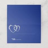 Carte De Placement Carte de place du nom plié du mariage (Extérieur déplié)