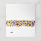 Carte De Placement Carte de place du nom plié du mariage (Extérieur déplié)