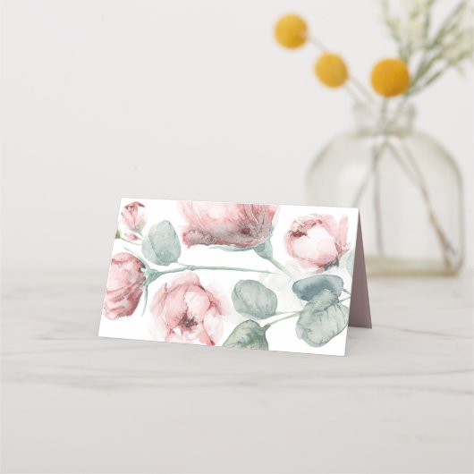 Carte De Placement Carte de place Dusty Rose Mariage (Dos)