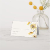 Carte De Placement Carte de place Mariage Floral Aquarelle (Devant)