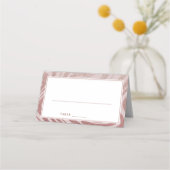 Carte De Placement Carte de place moderne simple RoseGold (Devant)