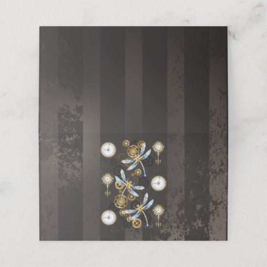 Carte De Placement Carte de place pliée (Extérieur déplié)