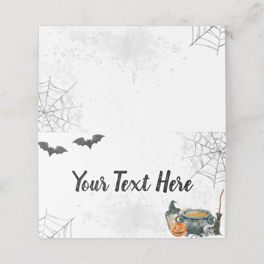 Carte De Placement Carte de place pliée (Extérieur déplié)