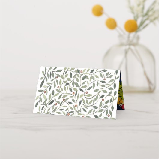 Carte De Placement Carte de place pliée (Dos)