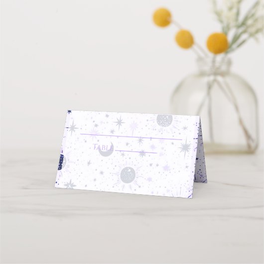 Carte De Placement Carte de place pliée du Mariage céleste (Devant)