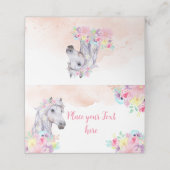 Carte De Placement Carte de place pliée pour la fête du cheval (Extérieur déplié)