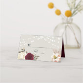 Carte De Placement Carte de place Russe Navy String Lights (Devant)