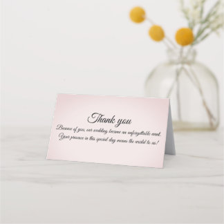 Carte De Placement carte de remerciements mariage