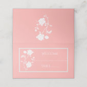 Carte De Placement Carte de Rose de corail (Extérieur déplié)