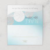 Carte De Placement Carte de siège de basket-ball (Extérieur déplié)