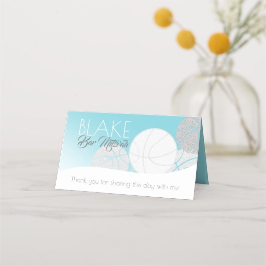 Carte De Placement Carte de siège de basket-ball (Dos)