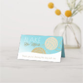 Carte De Placement Carte de siège de volley-ball (Dos)