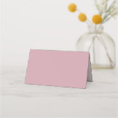 Carte De Placement Carte de table de Mariage Rose chic (Dos)