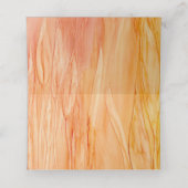 Carte De Placement Carte de tente de réception mariage Fleurs fraîche (Intérieur déplié)