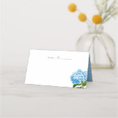 Carte De Placement Carte d'emplacement bleu Hydrangea Blair (Devant)
