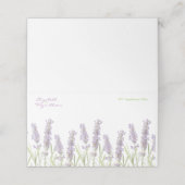 Carte De Placement Carte d'emplacement de table de prêteur ou carte d (Extérieur déplié)