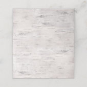 Carte De Placement Carte d'emplacement pliée Mariage à écorce de boul (Extérieur déplié)