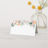 Carte De Placement Carte d'emplacement pliée Mariage d'aquarelle roma (Devant)