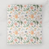 Carte De Placement Carte d'emplacement pliée Mariage d'aquarelle roma (Intérieur déplié)