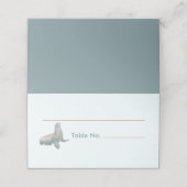 Carte De Placement Carte des lieux de mariage de plage (Extérieur déplié)