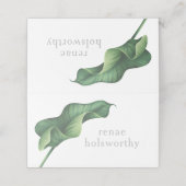 Carte De Placement Carte d'escorte tropicale, mariage tropical (Extérieur déplié)