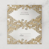 Carte De Placement Carte Gold Place décorative (Extérieur déplié)