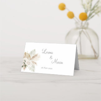 Carte De Placement Carte Mariage Boho Espagnol