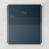 Carte De Placement Carte mariage florale snauf couleur (Intérieur déplié)