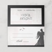 Carte De Placement Carte Mariage Gothic Lover (Extérieur déplié)