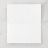 Carte De Placement Carte Mariage simple personnalisée (Intérieur déplié)