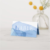 Carte De Placement Carte Mariage Watercolor (Devant)