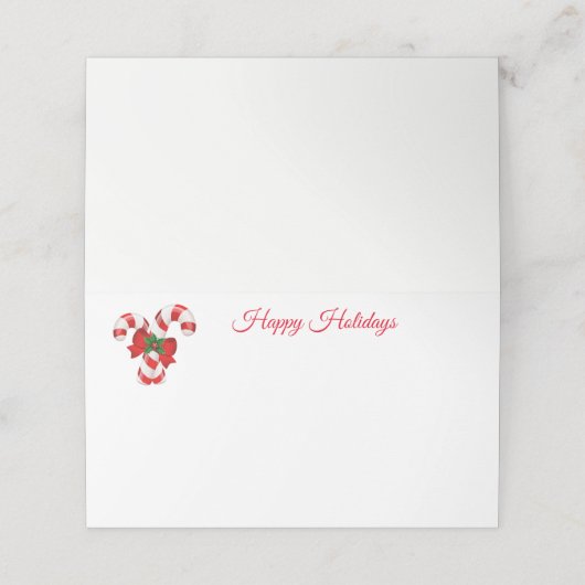 Carte De Placement Carte Place (Extérieur déplié)