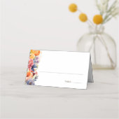 Carte De Placement Carte Place Mariage Floral de printemps (Devant)