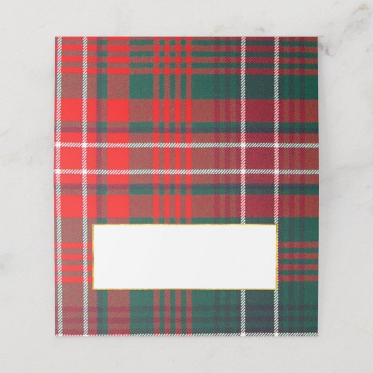 Carte De Placement Carte Place pliée Mariage Wilson (Extérieur déplié)