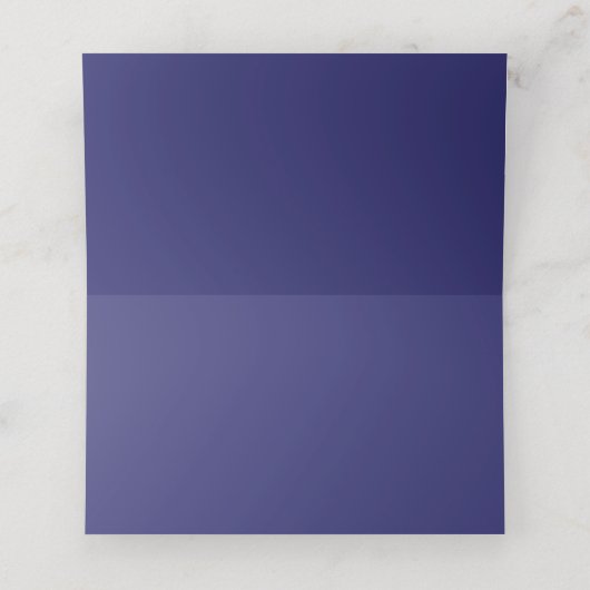 Carte De Placement Carte Place - Royal Gold Blue Prince King thème (Intérieur déplié)