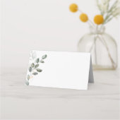 Carte De Placement Carte Place Verdure Aquarelle (Dos)