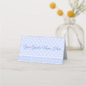 Carte De Placement Carte Place - Wedgewood Blue Damask (Devant)