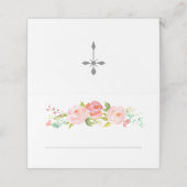 Carte De Placement Carte rose Pink Religieux Place (Extérieur déplié)