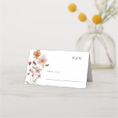 Carte De Placement Carte Rustique Boho Mariage (Devant)