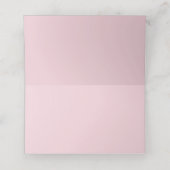 Carte De Placement Carte Rustique Floral Mariage Place, numéro de tab (Intérieur déplié)