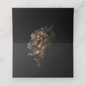 Carte De Placement Carte vintage foncé (Intérieur déplié)