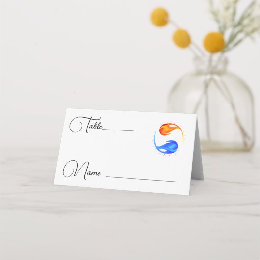 Carte De Placement Cartes-Mariage-Twin (Devant)