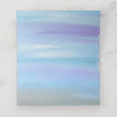 Carte De Placement Carton d'accompagnement plié pour mariage aquarell (Intérieur déplié)