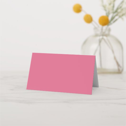 Carte De Placement Carton de table élégant à motif aquarelle rose pâl (Dos)