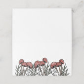 Carte De Placement Casquettes de champignons rouges (Extérieur déplié)