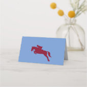 Carte De Placement Cavalier franchissant un obstacle. Place Ca (Dos)